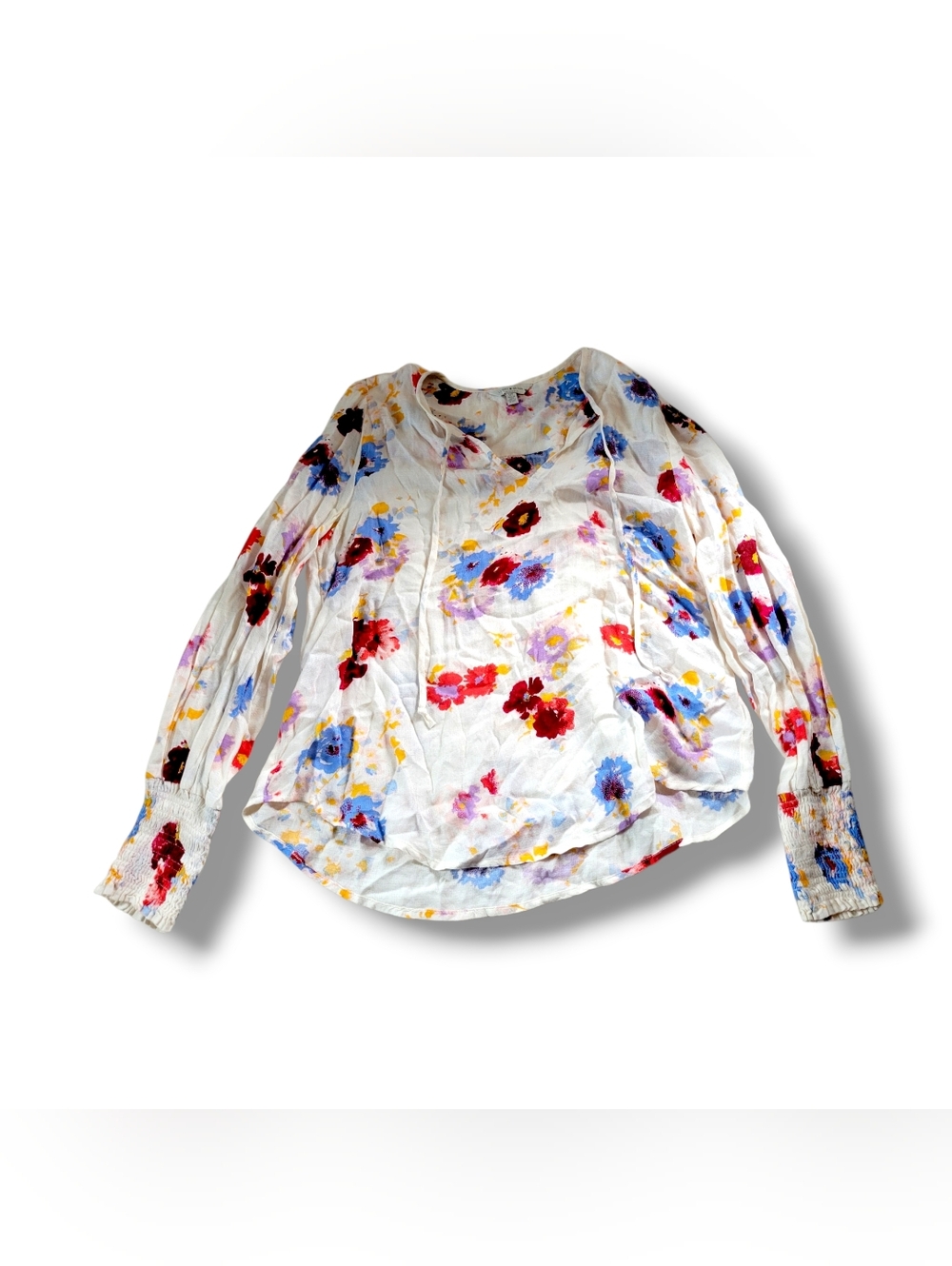 Lucky Brand | Bundle of 5 | Assorted Multicolor Boho Peasant Tops (SIZE S) - Picture 12 of 13